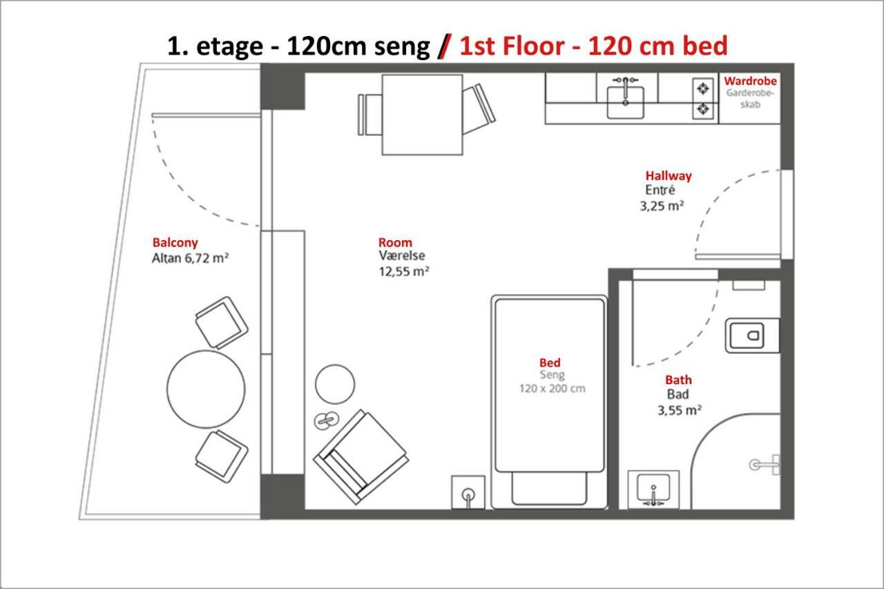 Athome Apartments Arhus Luaran gambar